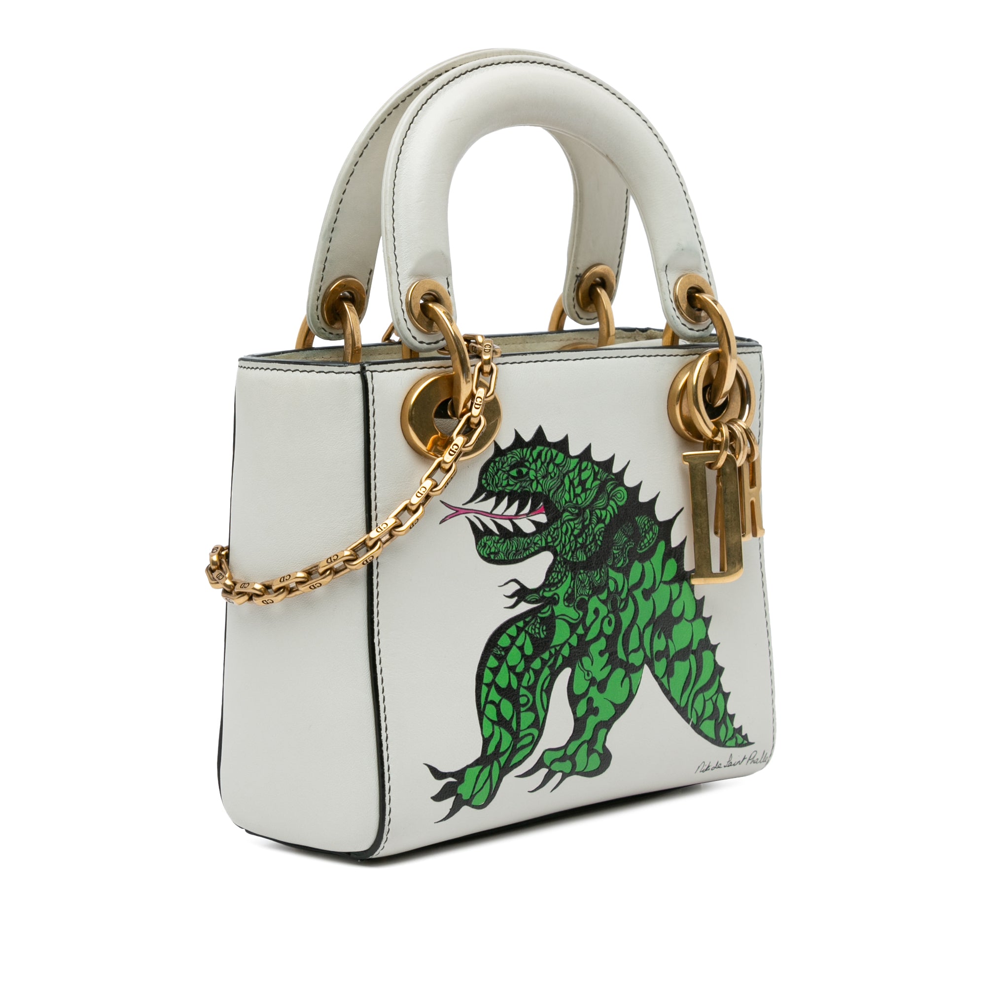 Limited Edition Niki De Saint Phalle Mini Calfskin Dragon Lady Dior_1