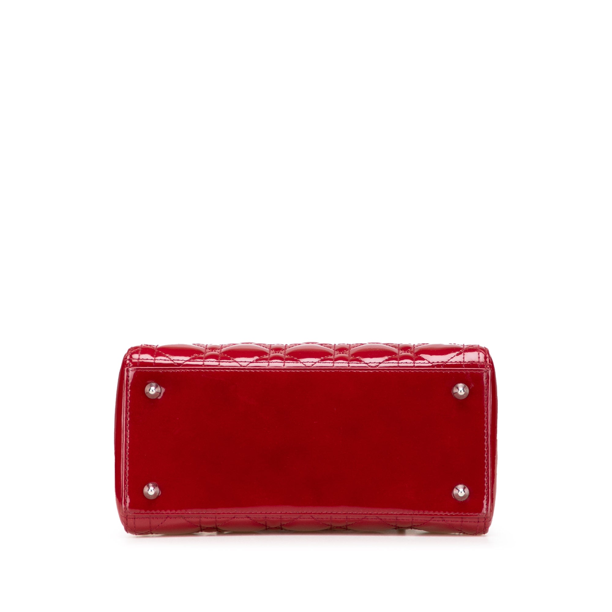 Medium Patent Cannage Lady Dior