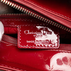 Medium Patent Cannage Lady Dior