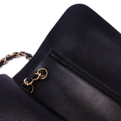 Jumbo Classic Caviar Double Flap