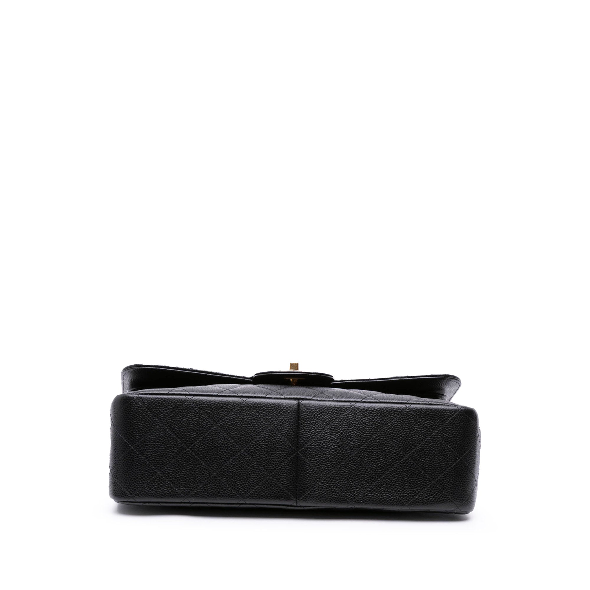 Jumbo Classic Caviar Double Flap