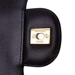 Jumbo Classic Caviar Double Flap