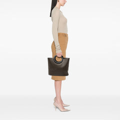Macadam Coated Canvas Tote
