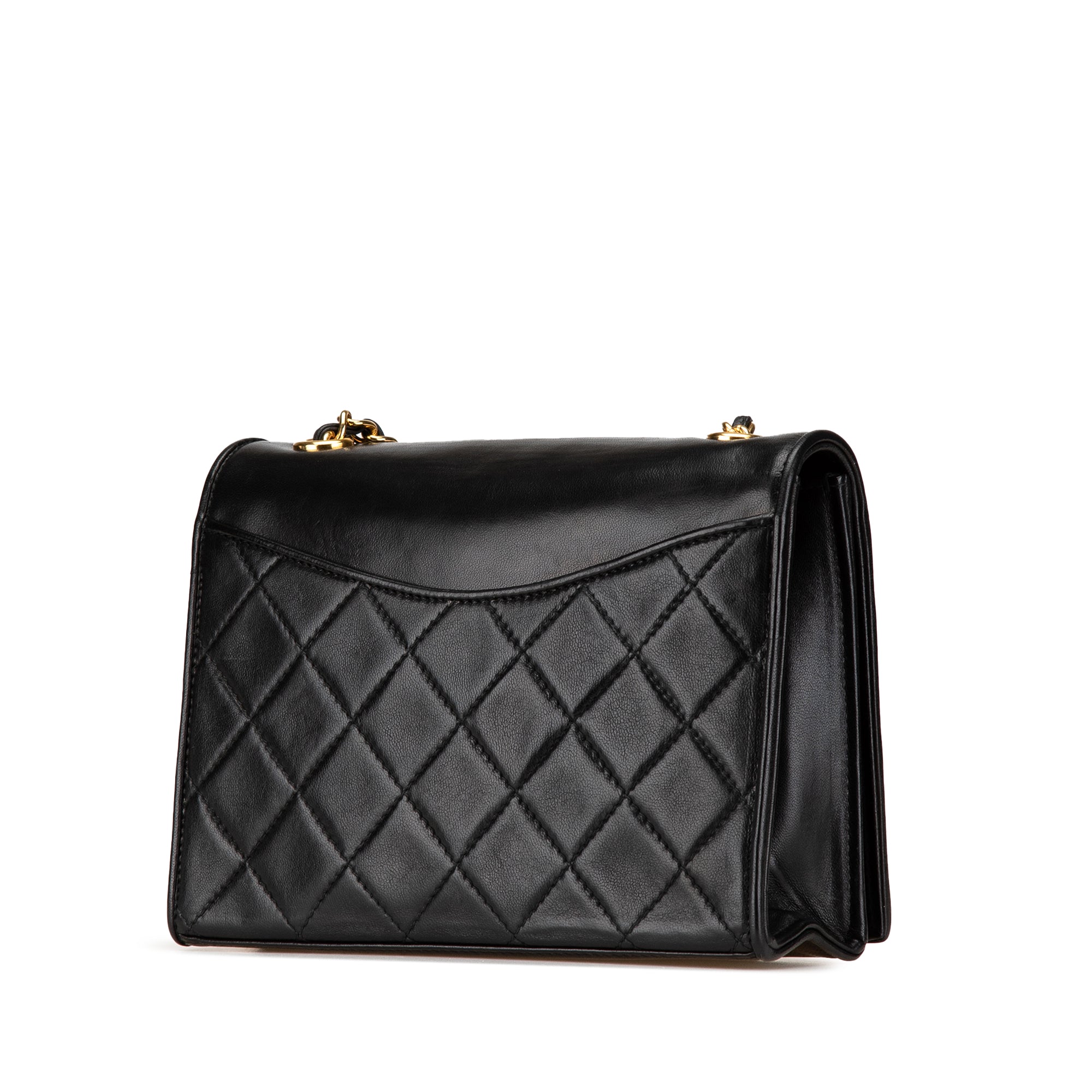 CC Quilted Lambskin Full Flap Crossbody