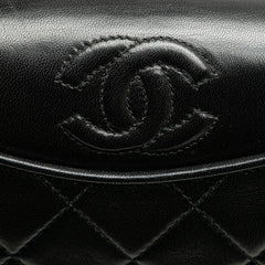 CC Quilted Lambskin Full Flap Crossbody