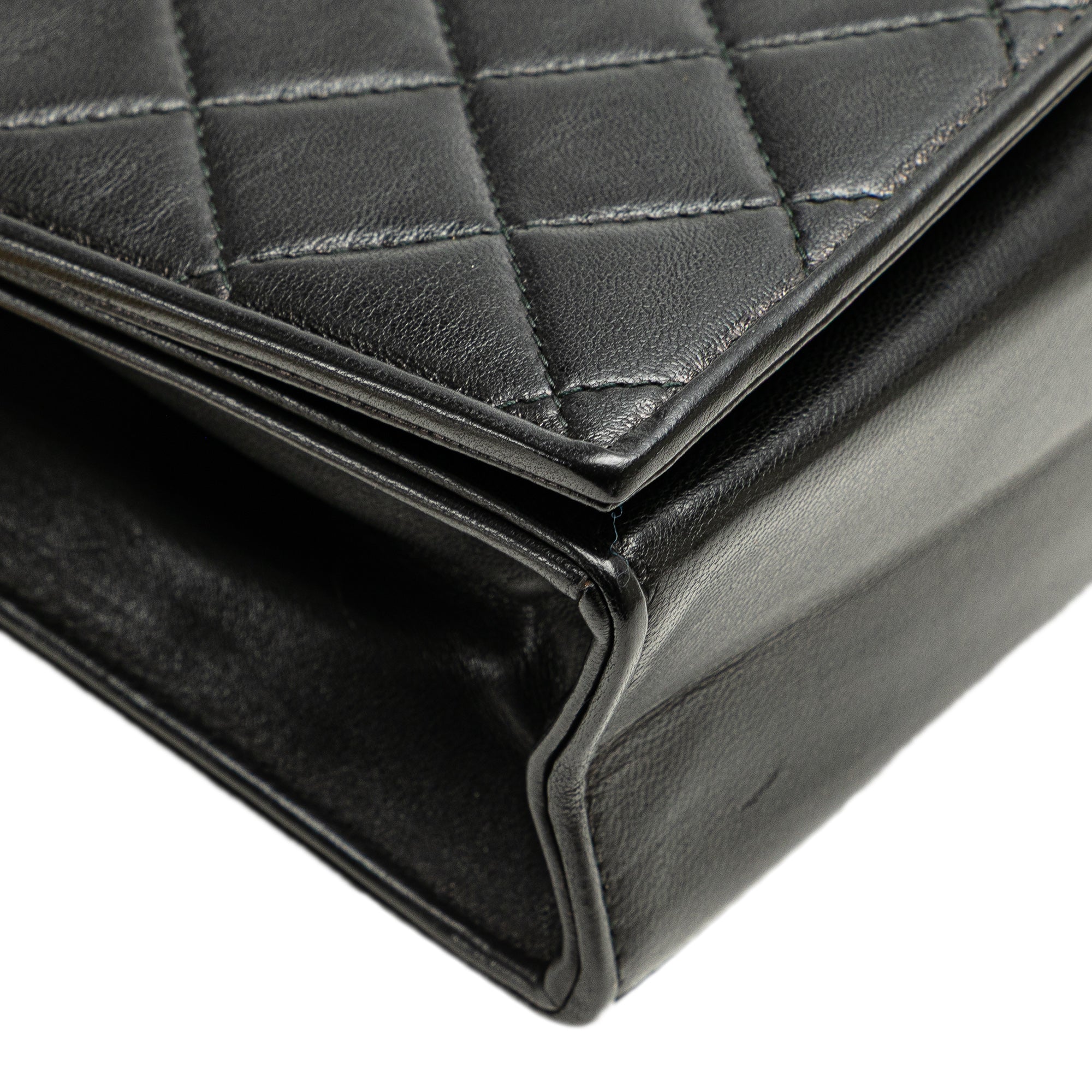 CC Quilted Lambskin Full Flap Crossbody