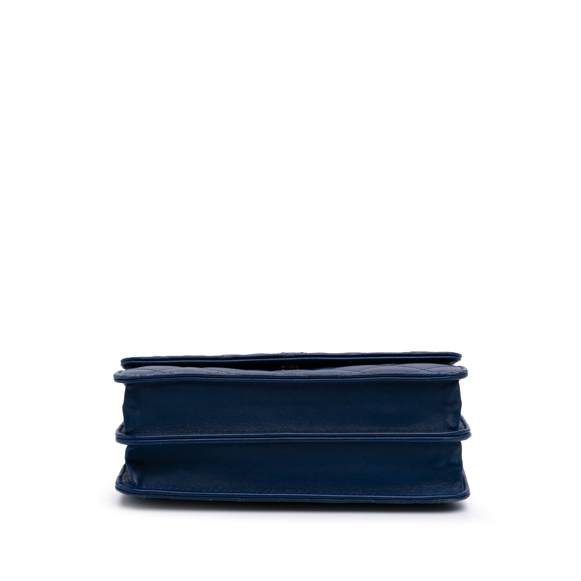 Quilted Lambskin Square Wallet on Chain