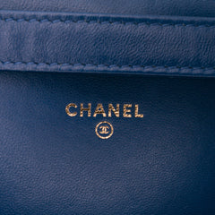 Quilted Lambskin Square Wallet on Chain