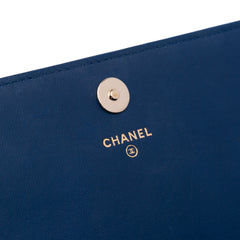 Quilted Lambskin Square Wallet on Chain