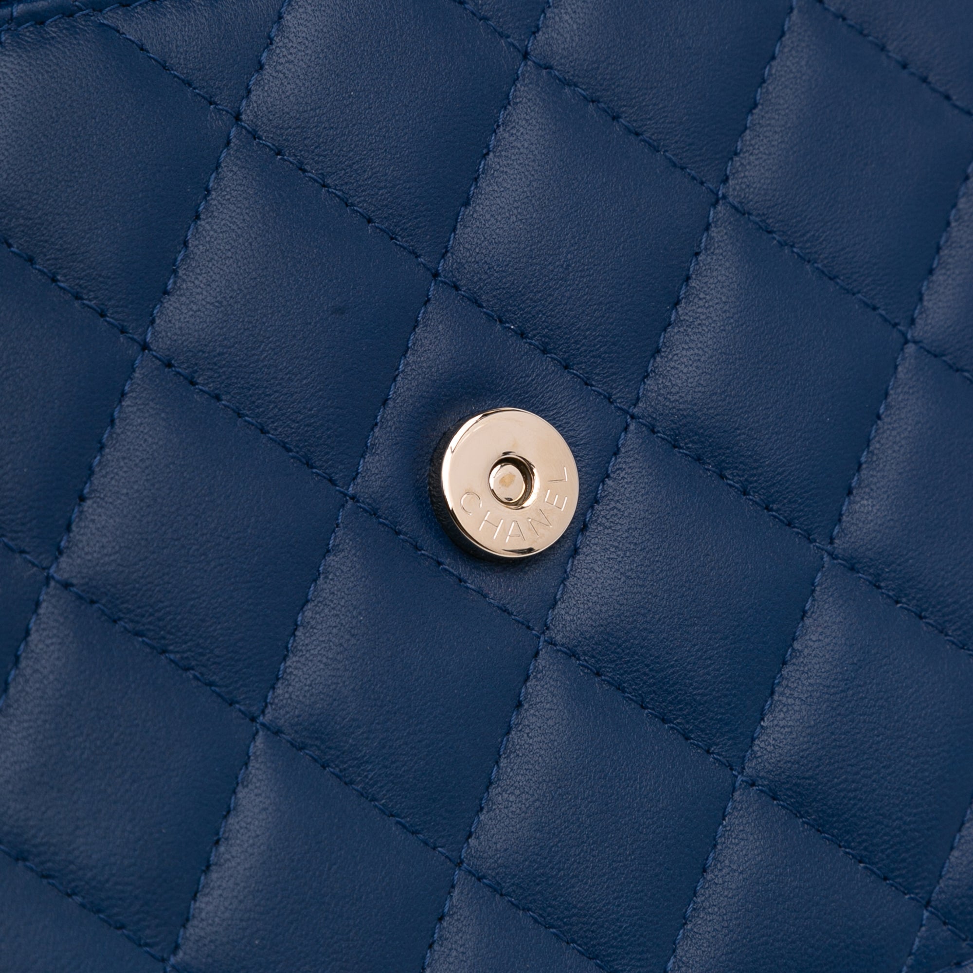 Quilted Lambskin Square Wallet on Chain