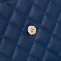 Quilted Lambskin Square Wallet on Chain
