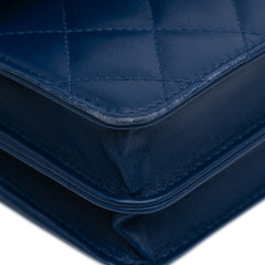 Quilted Lambskin Square Wallet on Chain