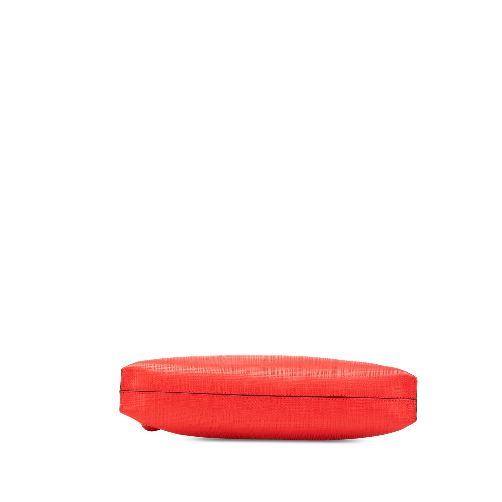 Leather Anagram T Clutch
