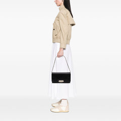 Quilted Lambskin Retro Label Shoulder Bag