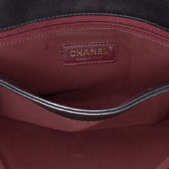 Quilted Lambskin Retro Label Shoulder Bag