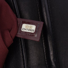 Quilted Lambskin Retro Label Shoulder Bag