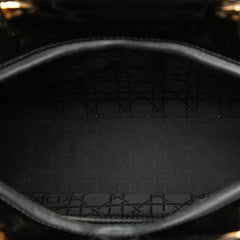 Large Patent Cannage Lady Dior