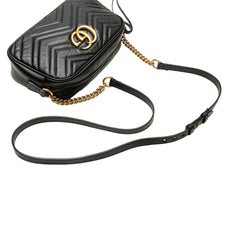 Small GG Marmont Matelasse Leather Crossbody