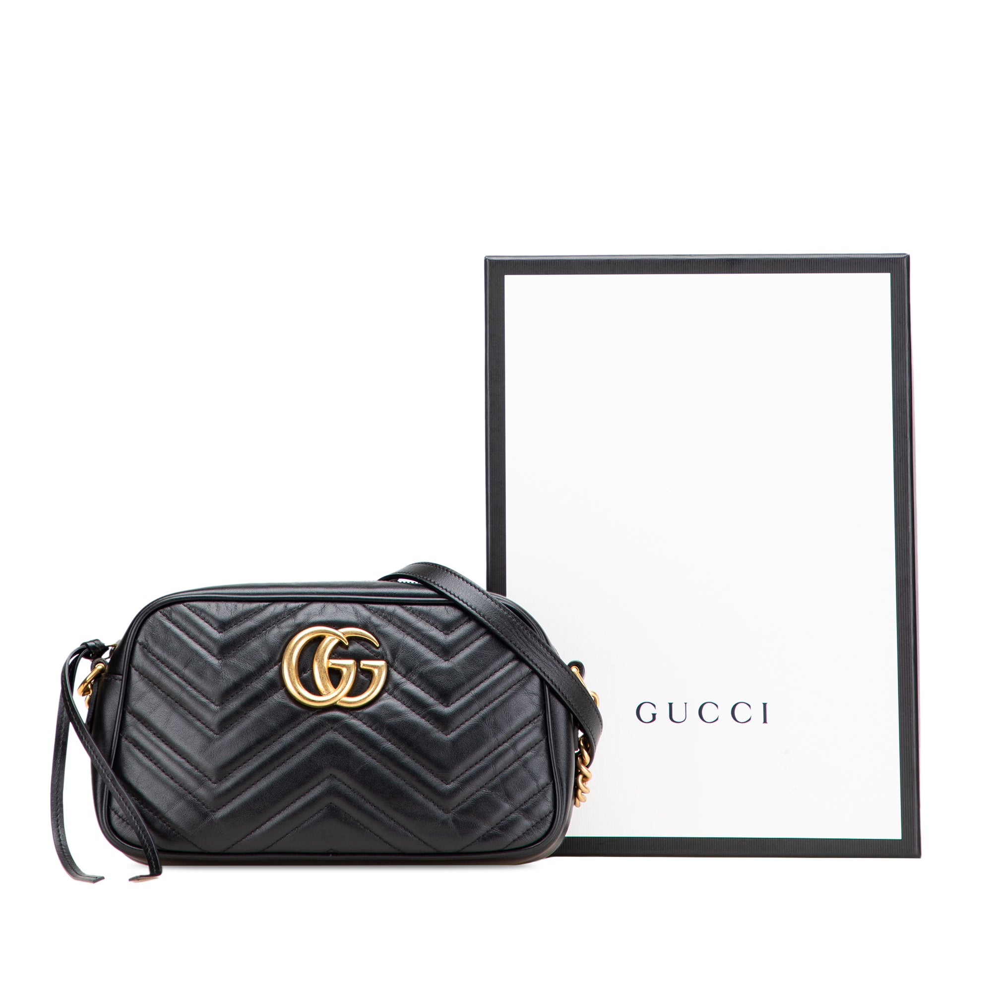 Small GG Marmont Matelasse Leather Crossbody