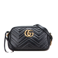 Small GG Marmont Matelasse Leather Crossbody