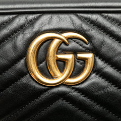 Small GG Marmont Matelasse Leather Crossbody