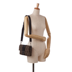 Zucca Canvas Convertible Baguette Crossbody