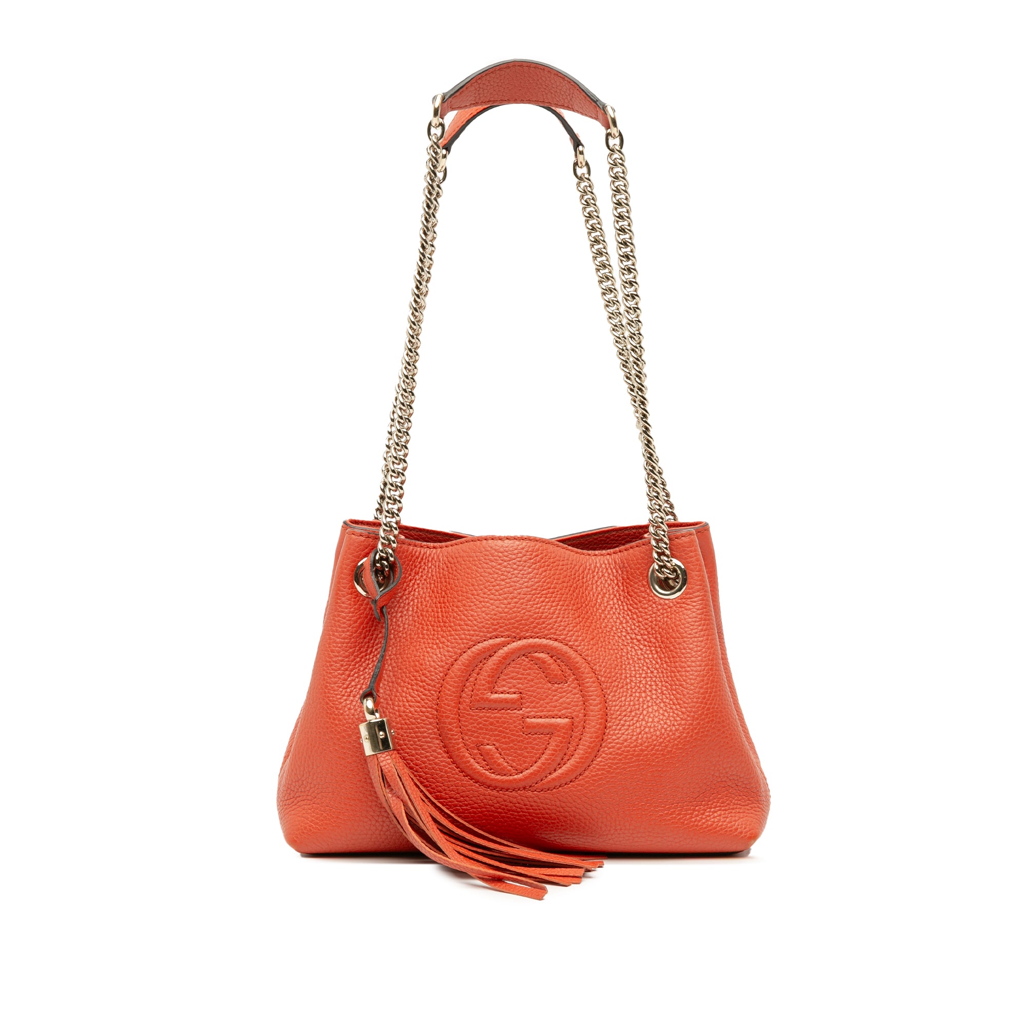 Small Leather Soho Chain Tote