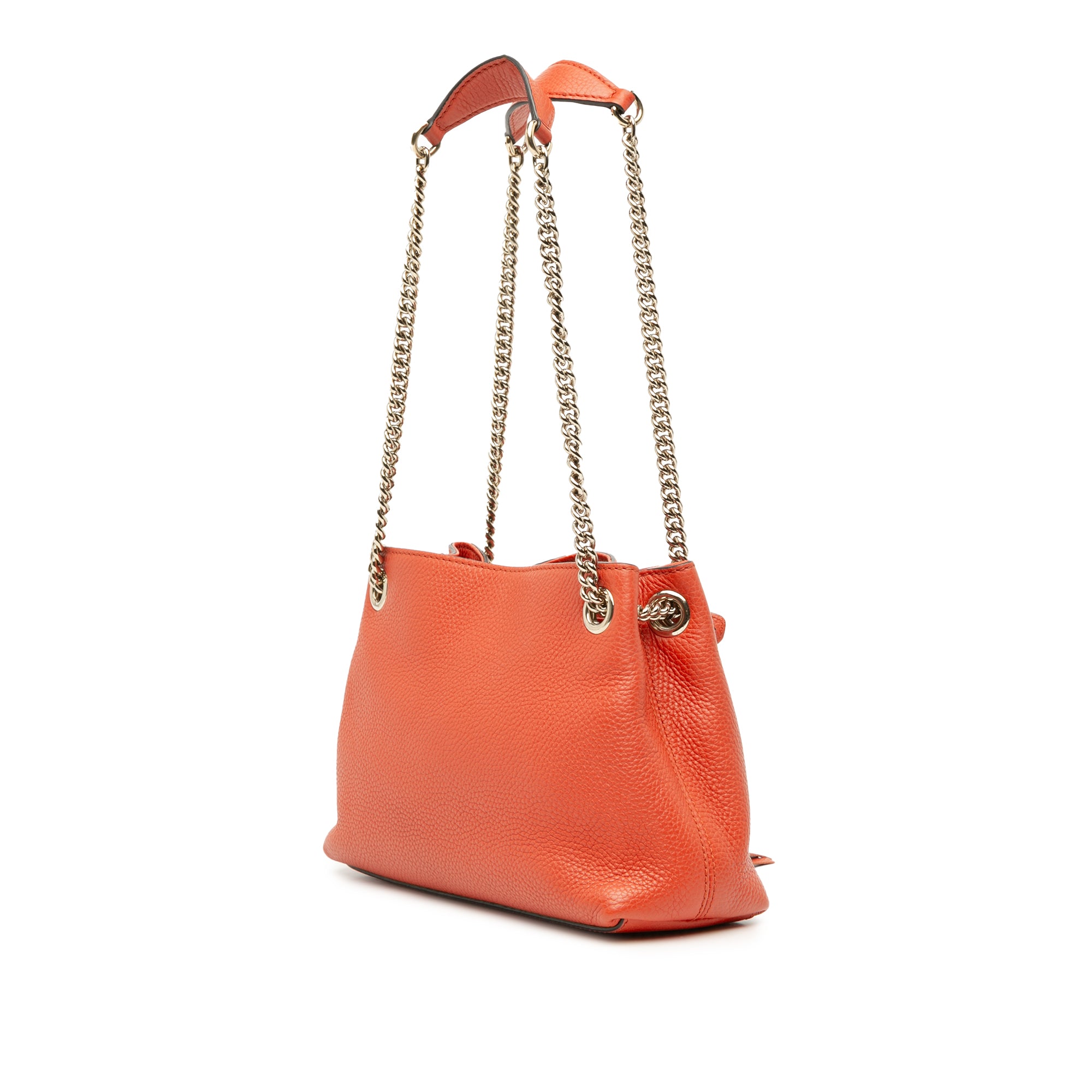 Small Leather Soho Chain Tote