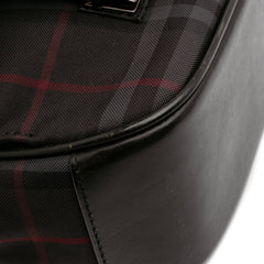 Smoke Check Nylon Messenger Bag