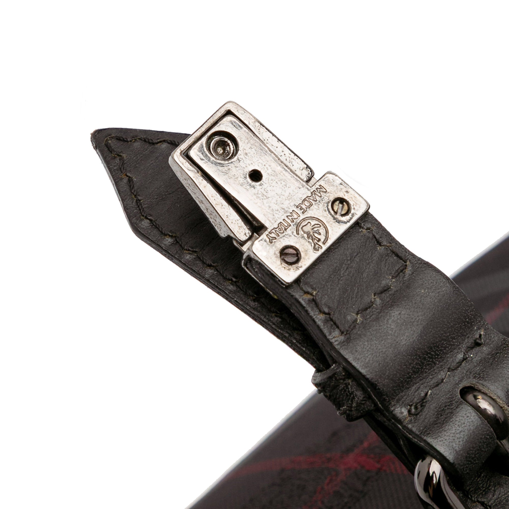 Smoke Check Nylon Messenger Bag
