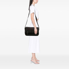 Smoke Check Nylon Messenger Bag