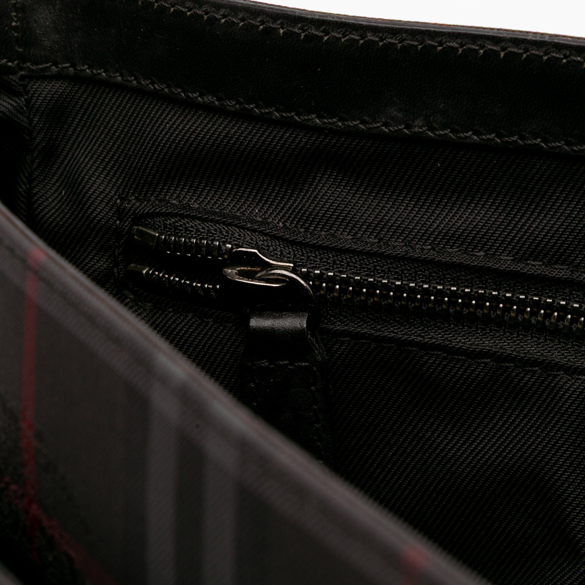 Smoke Check Nylon Messenger Bag