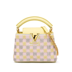 Smooth Calfskin Beaded Mini Capucines