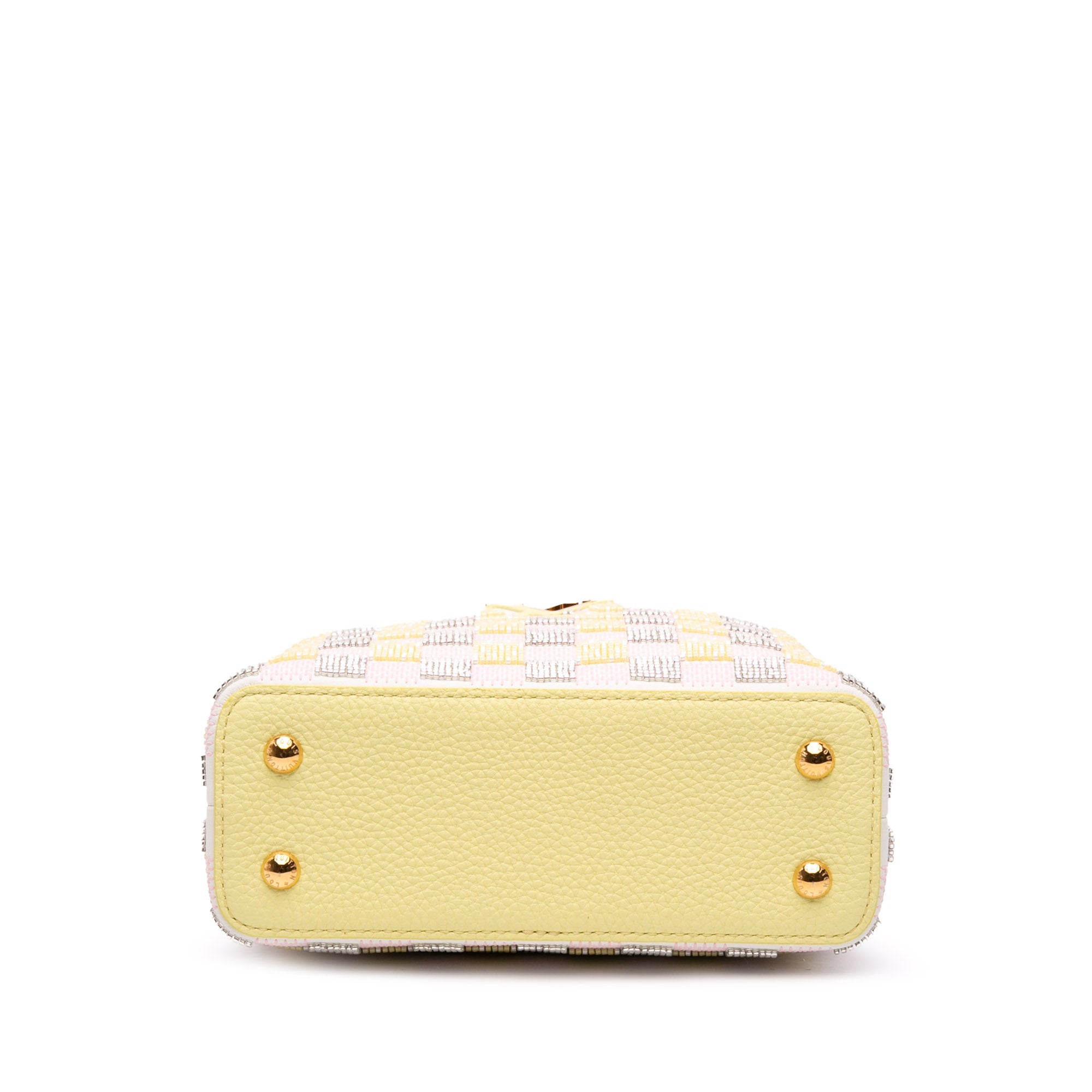 Smooth Calfskin Beaded Mini Capucines