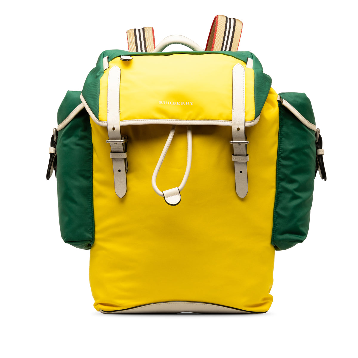 Colorblock Nylon Drawstring Backpack_0