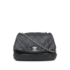 Quilted Calfskin Curvy Flap