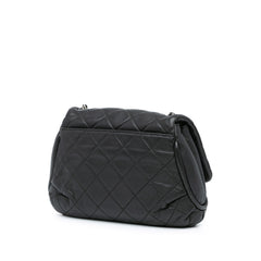 Quilted Calfskin Curvy Flap