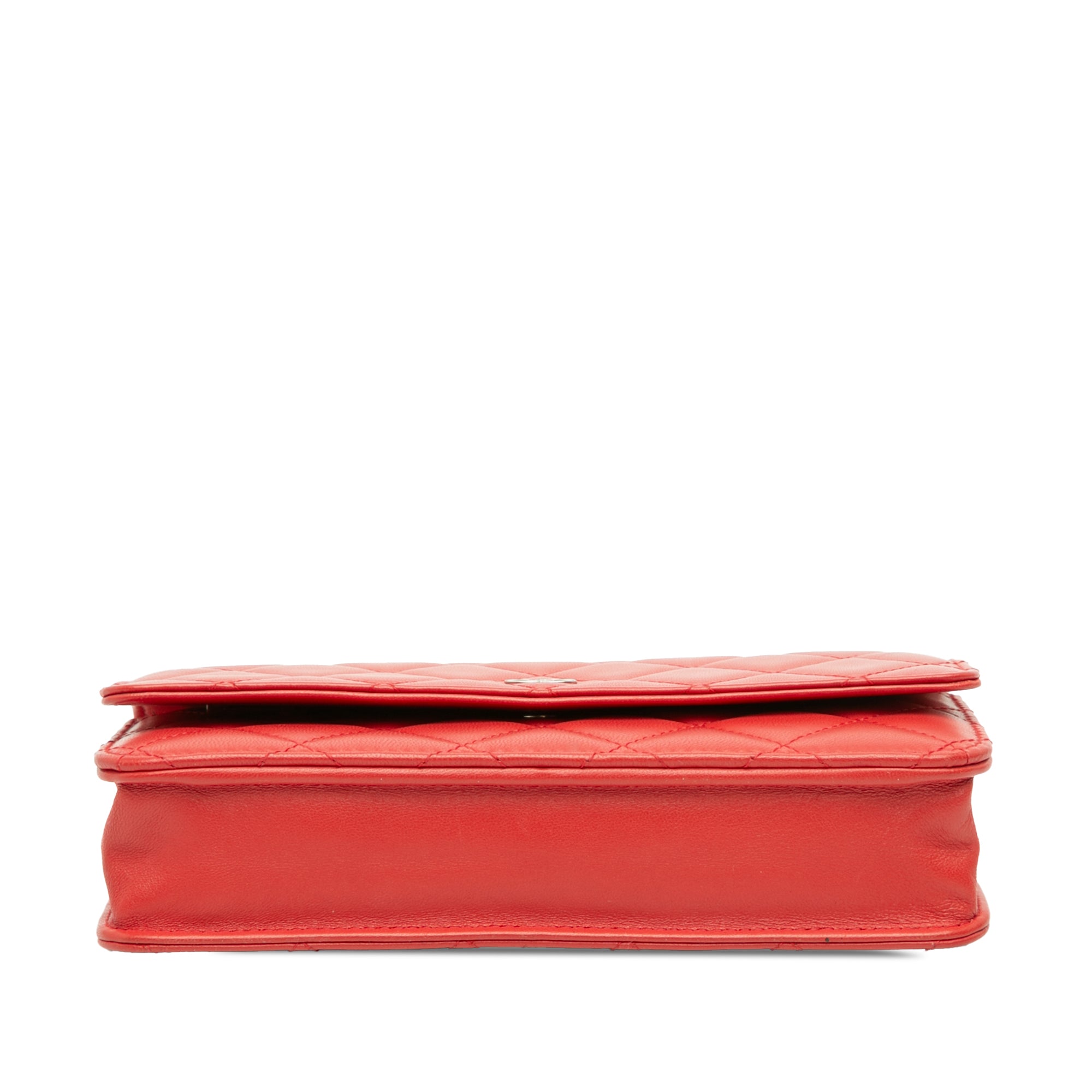 CC Quilted Lambskin Wallet on Chain