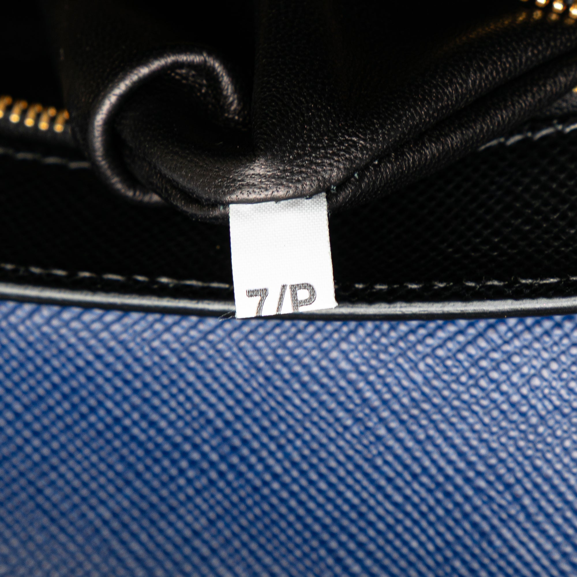 Bicolor Saffiano Cuir Flap Crossbody