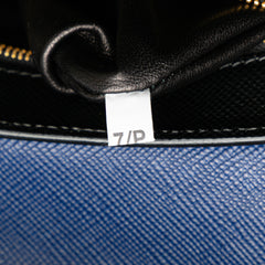 Bicolor Saffiano Cuir Flap Crossbody