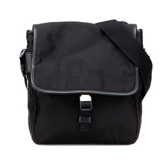 Tessuto Buckle Messenger Bag