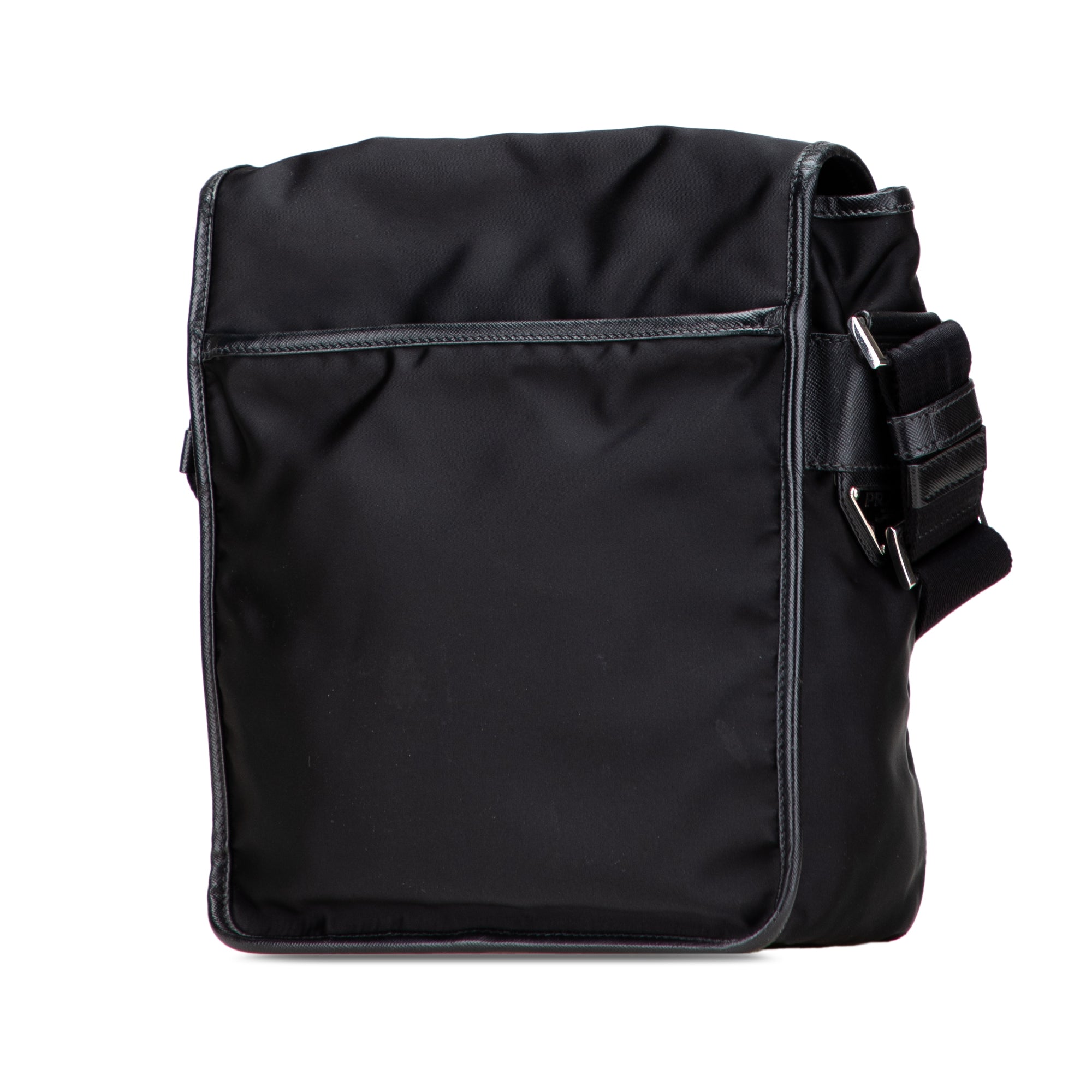Tessuto Buckle Messenger Bag