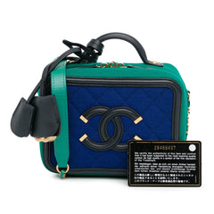 Small Jersey CC Filigree Vanity Case