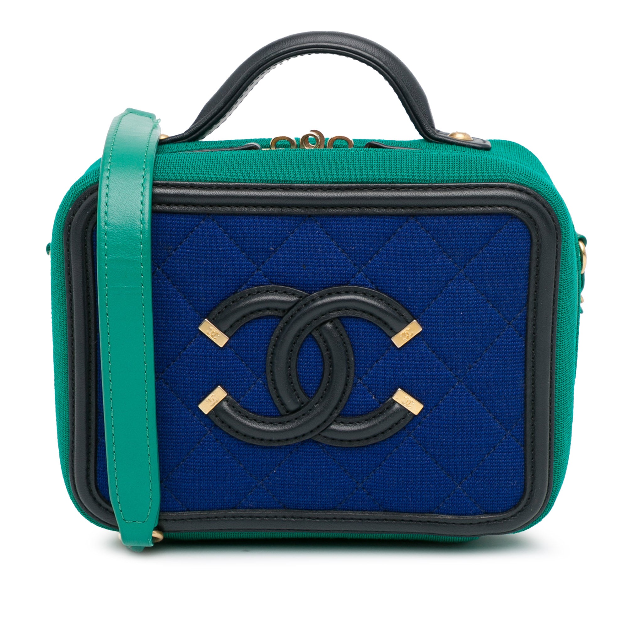 Small Jersey CC Filigree Vanity Case