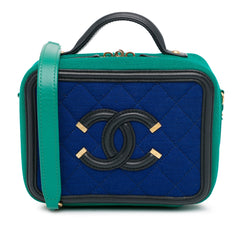 Small Jersey CC Filigree Vanity Case