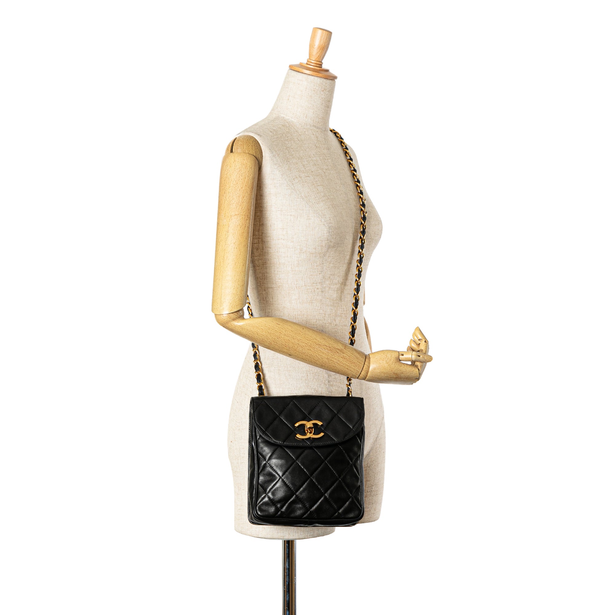 CC Quilted Lambskin Crossbody