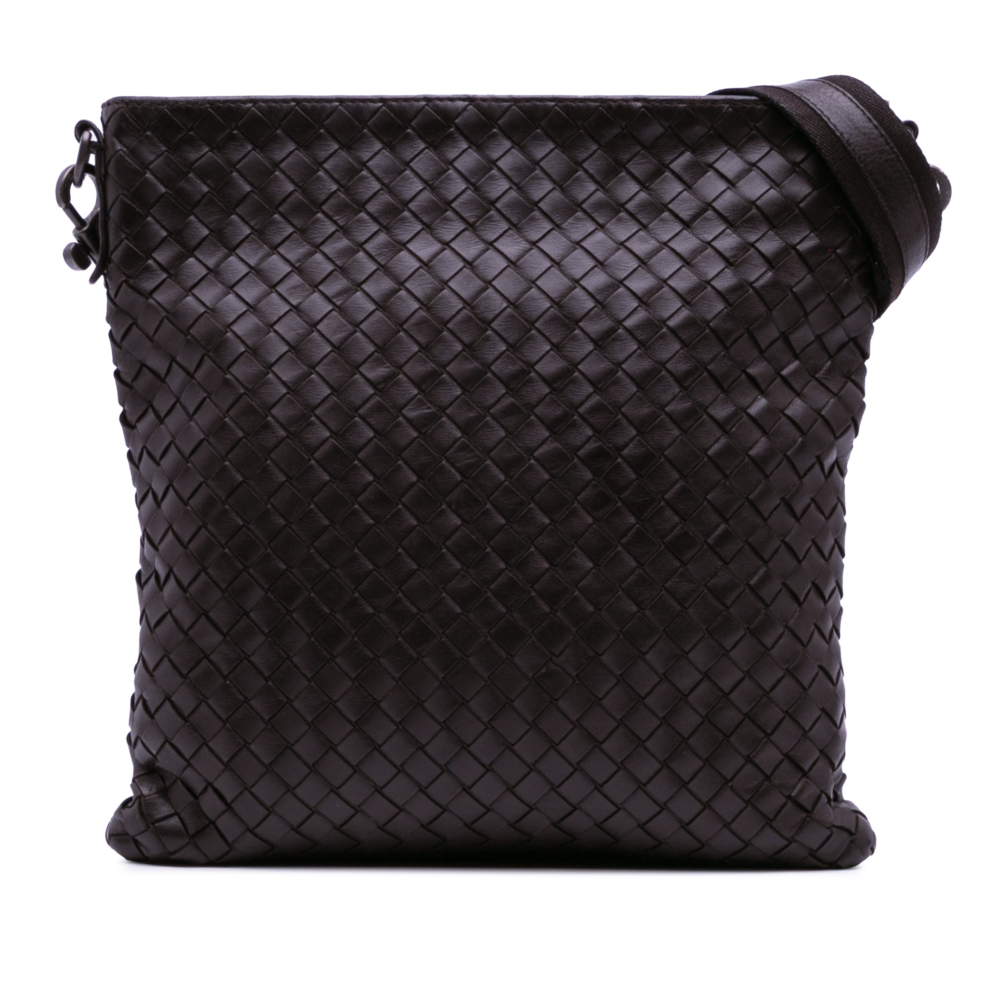 Leather Intrecciato Crossbody