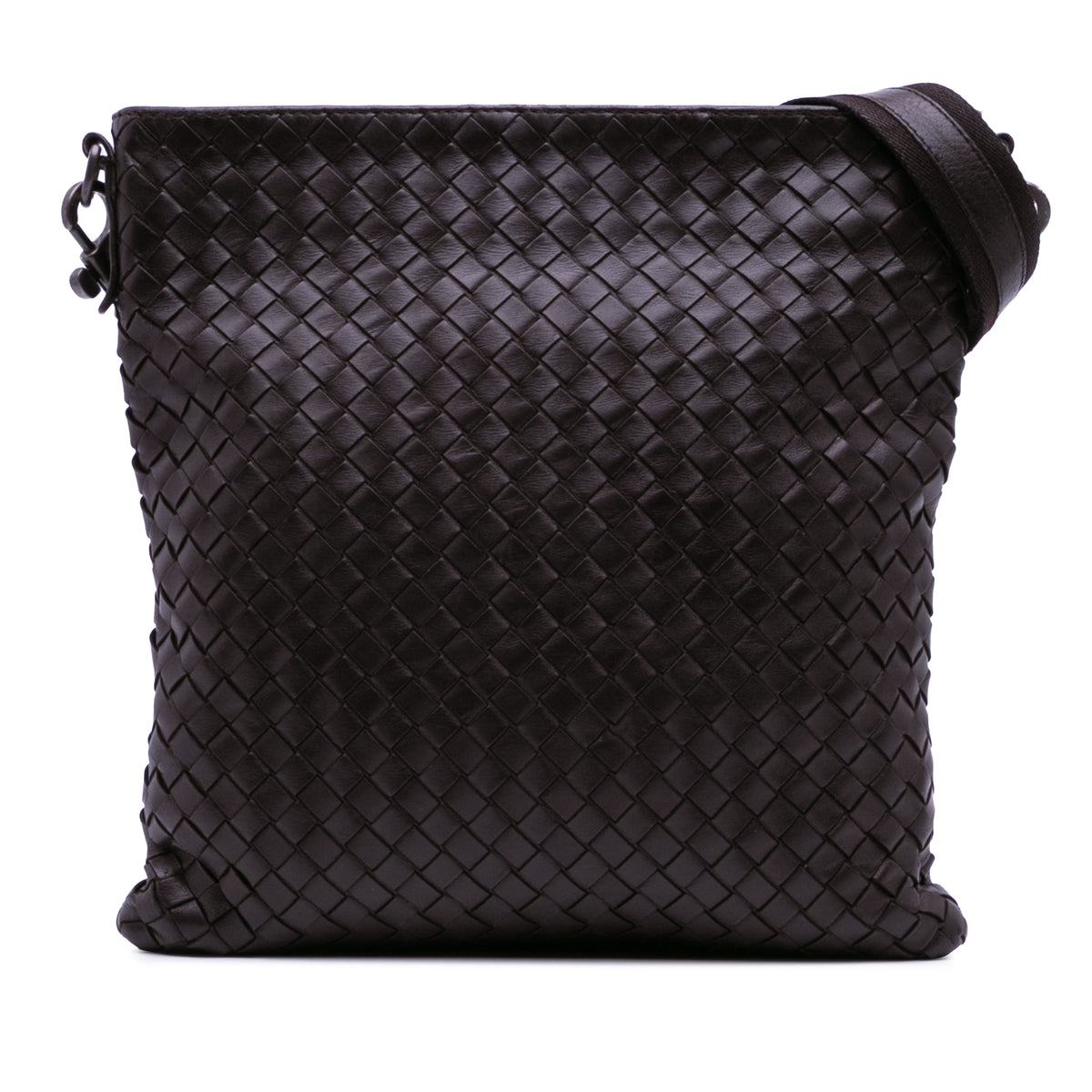 Leather Intrecciato Crossbody