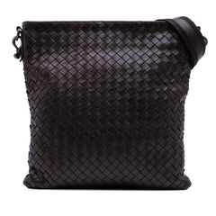 Leather Intrecciato Crossbody