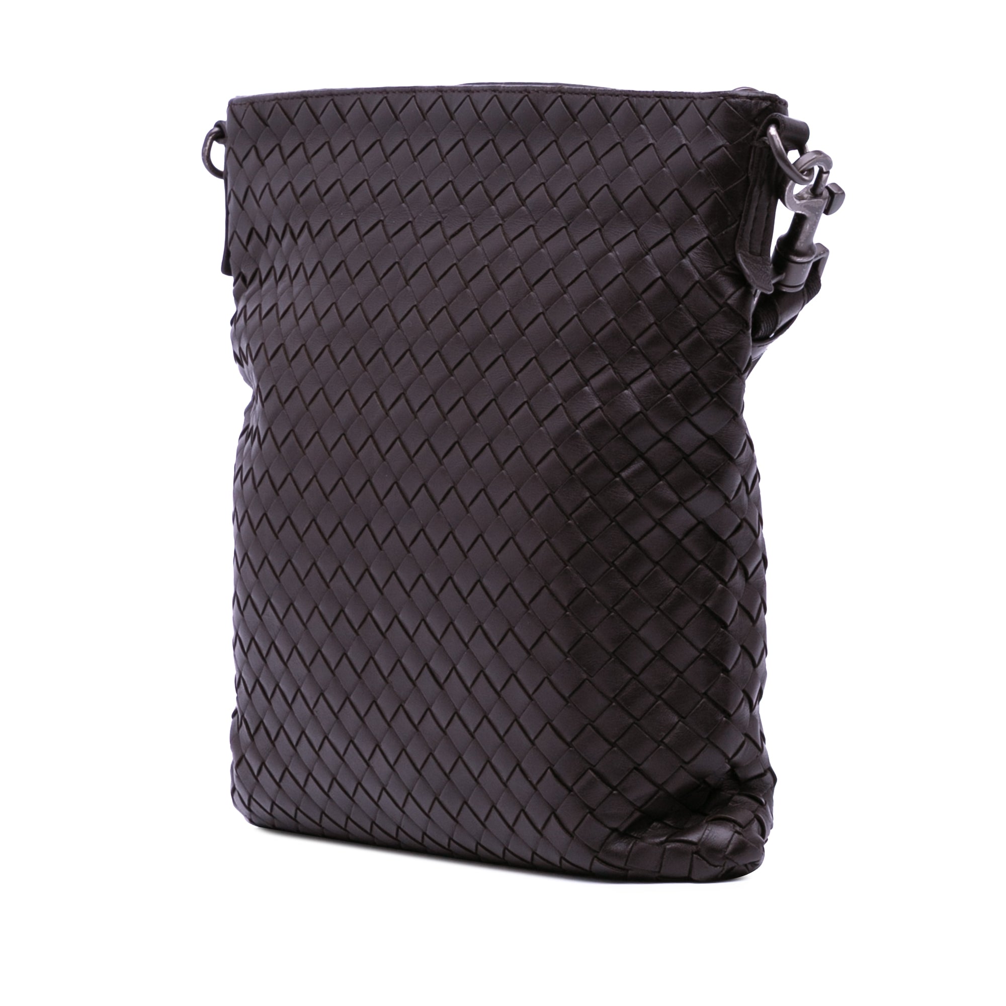 Leather Intrecciato Crossbody
